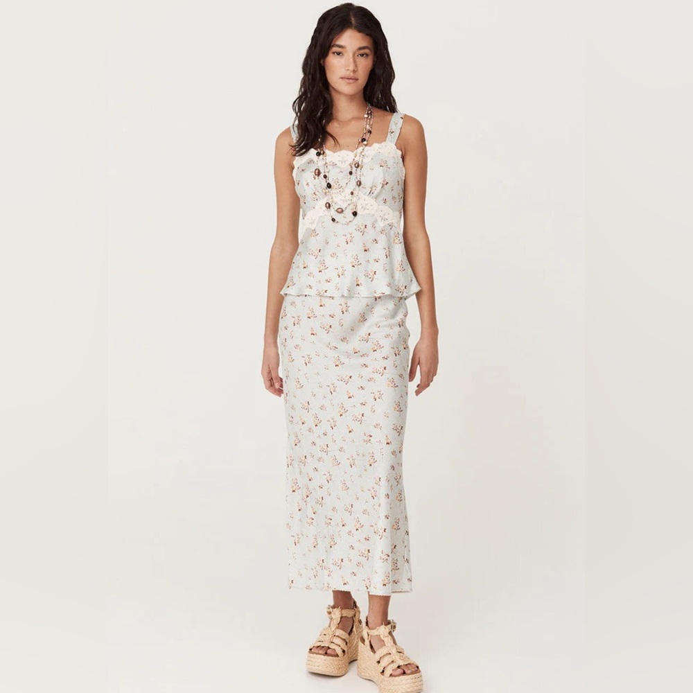 SPELL FLEUR BIAS SKIRT
